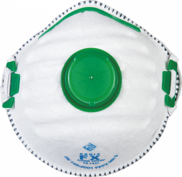 RESPIRÁTOR FX2024V FFP2 NR D UHLIKOVÝ | Prilby a ochranné pomôcky | Prohelm